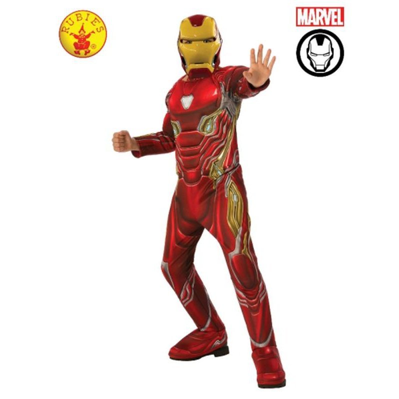 Iron Man Deluxe Costume, Child - Jokers Costume Mega Store