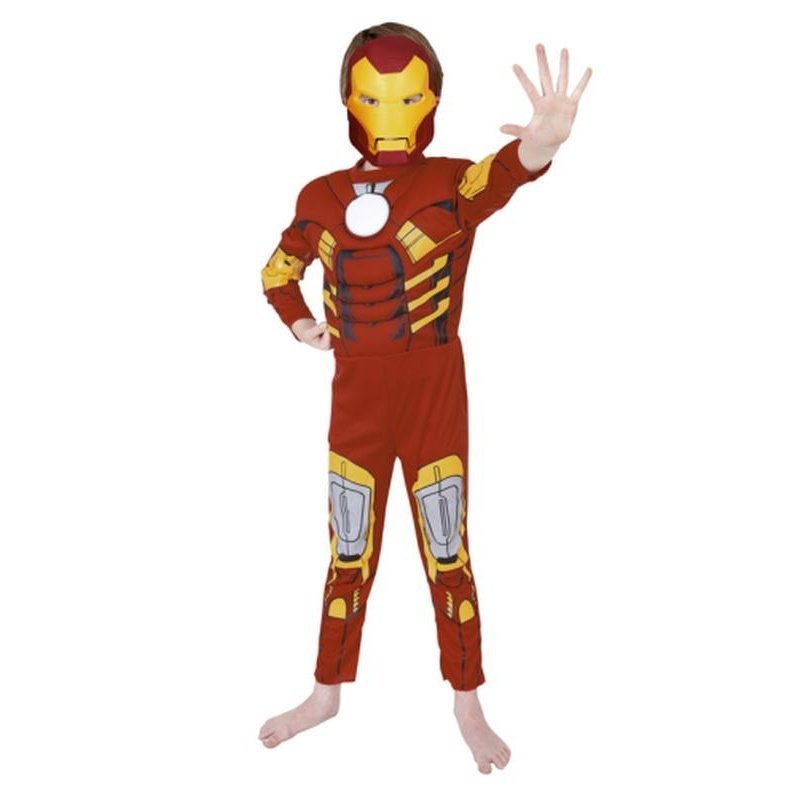 Iron Man Deluxe - Size 3-5 - Jokers Costume Mega Store