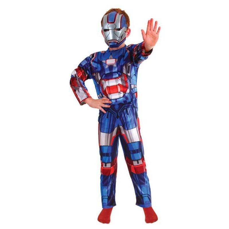 Iron Man Iron Patriot Deluxe Costume Size 4 6 - Jokers Costume Mega Store