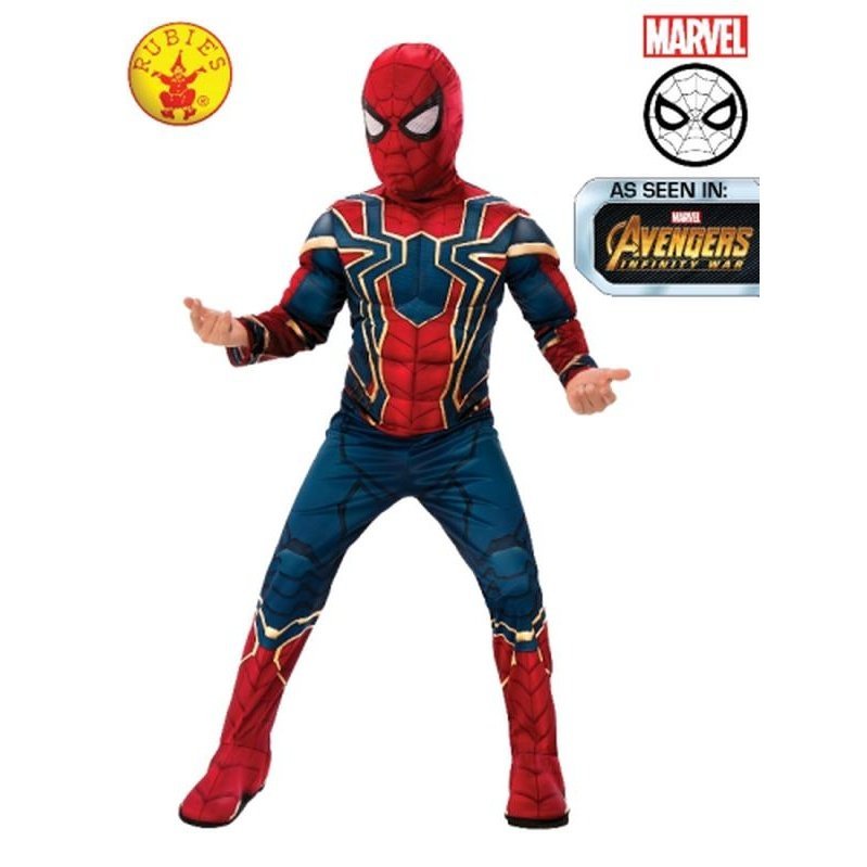 Iron Spider Deluxe Costume, Child - Jokers Costume Mega Store