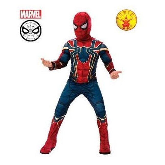 Iron Spider Deluxe Costume Size 3 5 - Jokers Costume Mega Store