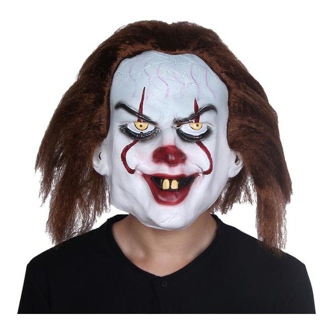 It Clown Mask Latex - Jokers Costume Mega Store