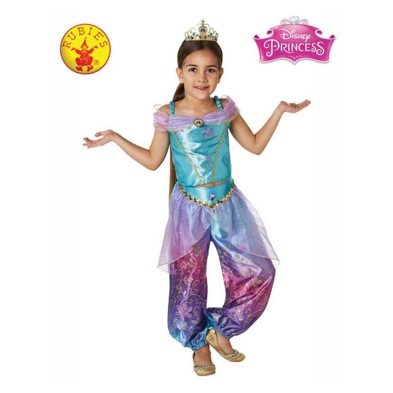 Jasmine Rainbow Deluxe Costume Size 6 8 - Jokers Costume Mega Store