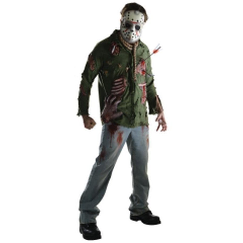 Jason Deluxe Costume Size Std - Jokers Costume Mega Store