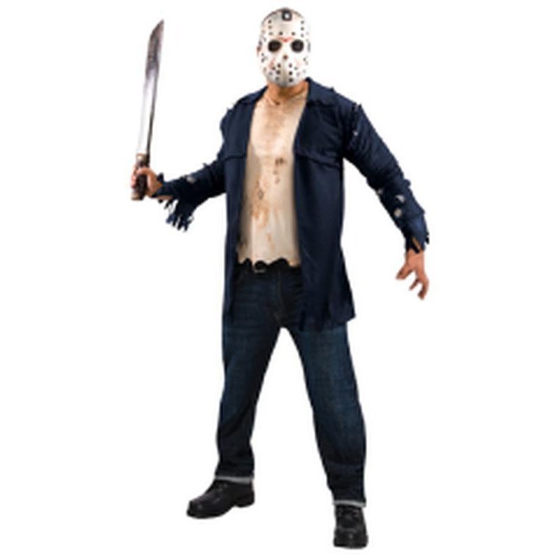 Jason Deluxe Size Std - Jokers Costume Mega Store