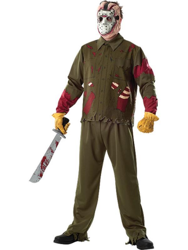Jason Friday The 13 Th Deluxe Size Xl - Jokers Costume Mega Store