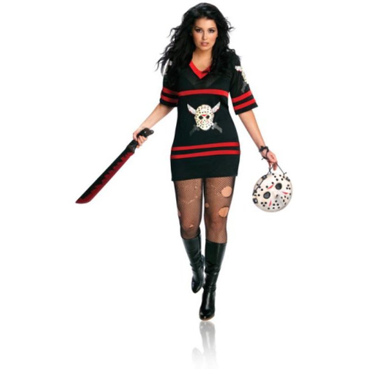 Jason Voorhees Sexy Costume Size Plus - Jokers Costume Mega Store