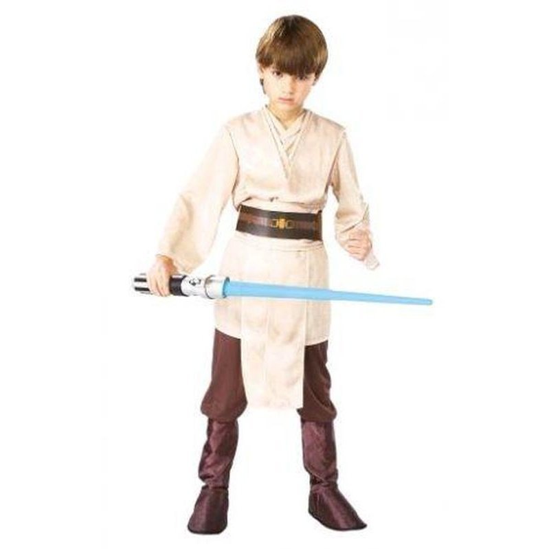 Jedi Knight Deluxe Costume, Child Size S - Jokers Costume Mega Store