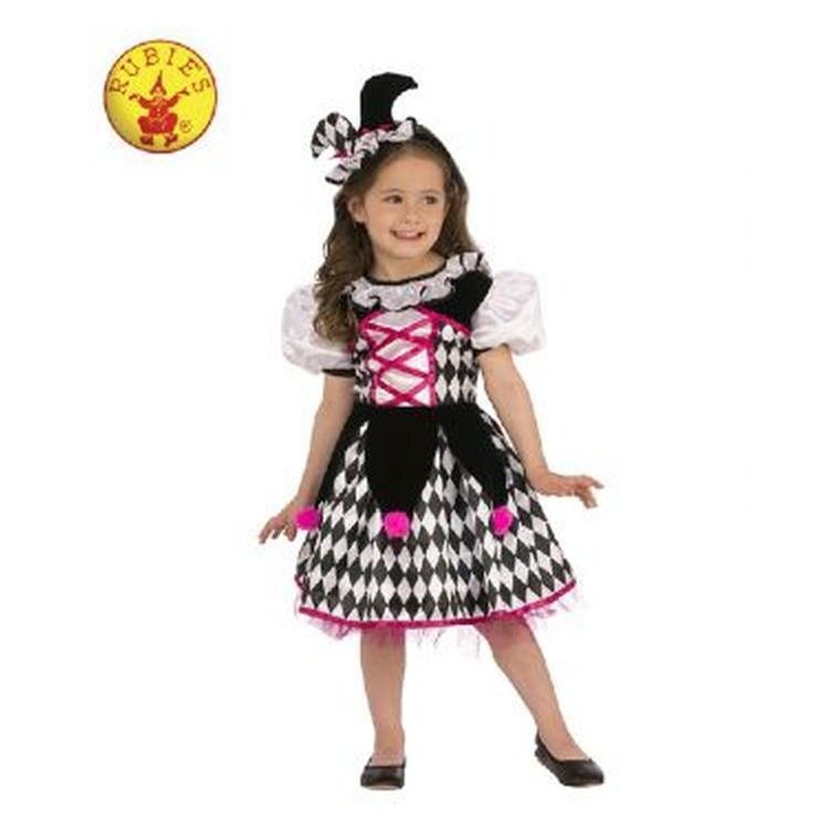 Jester Girl Costume Size Toddler - Jokers Costume Mega Store