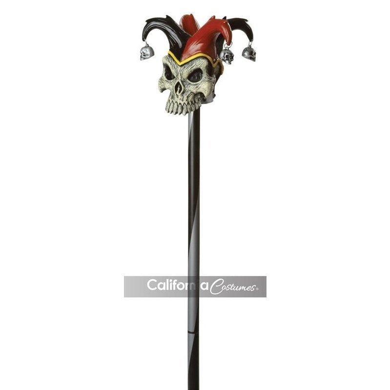 Jester Skull Cane - Jokers Costume Mega Store