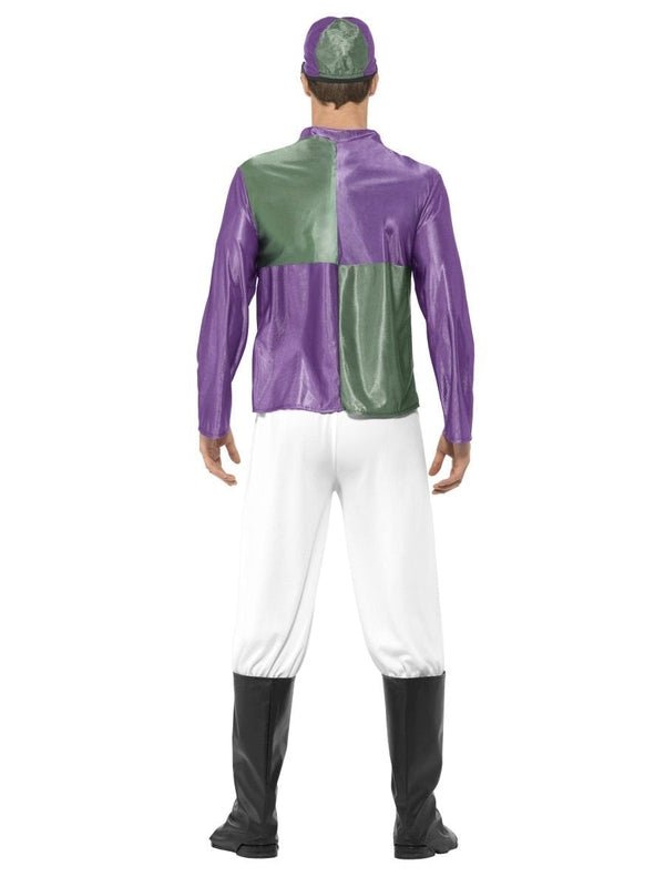 Jockey Costume Green & Purple - Jokers Costume Mega Store