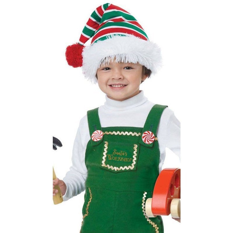 Jolly Lil' Green Elf Toddler Christmas Costume - Jokers Costume Mega Store