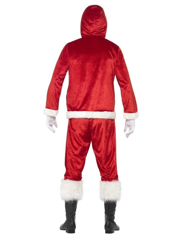 Jolly Santa Costume, With Hooded Jacket - Jokers Costume Mega Store