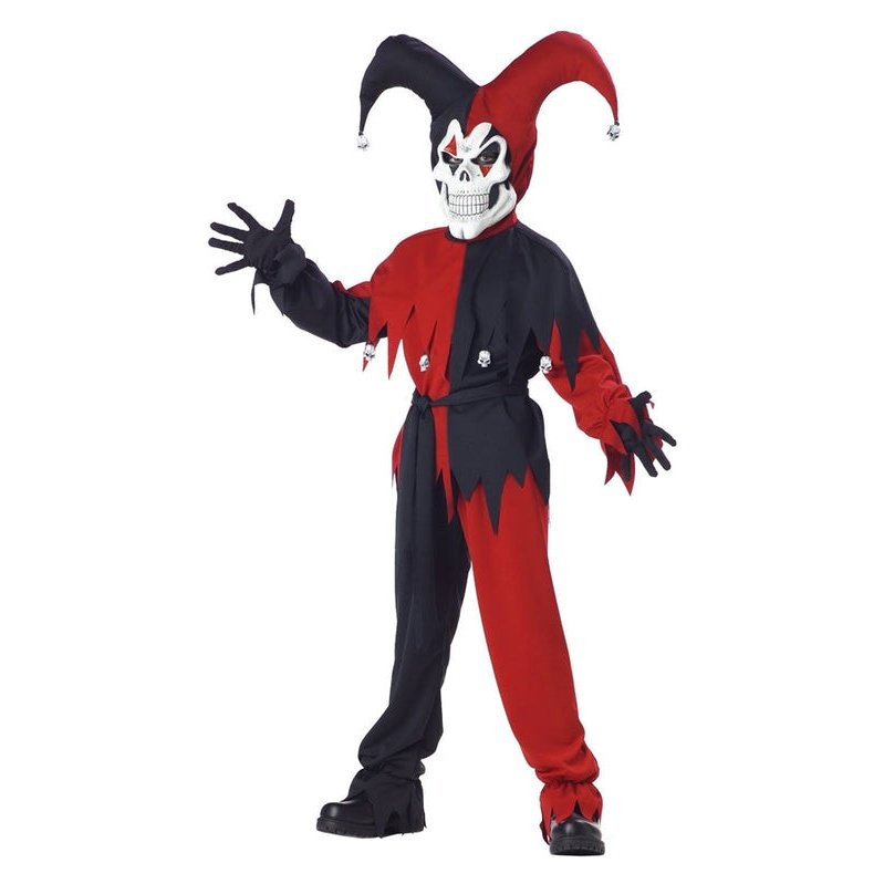 Kane The Evil Jester Boys Costume - Jokers Costume Mega Store