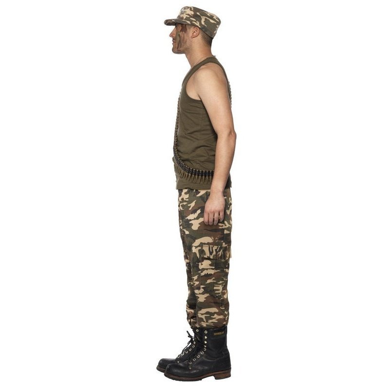 Khaki Camo Deluxe Costume, Male - Jokers Costume Mega Store