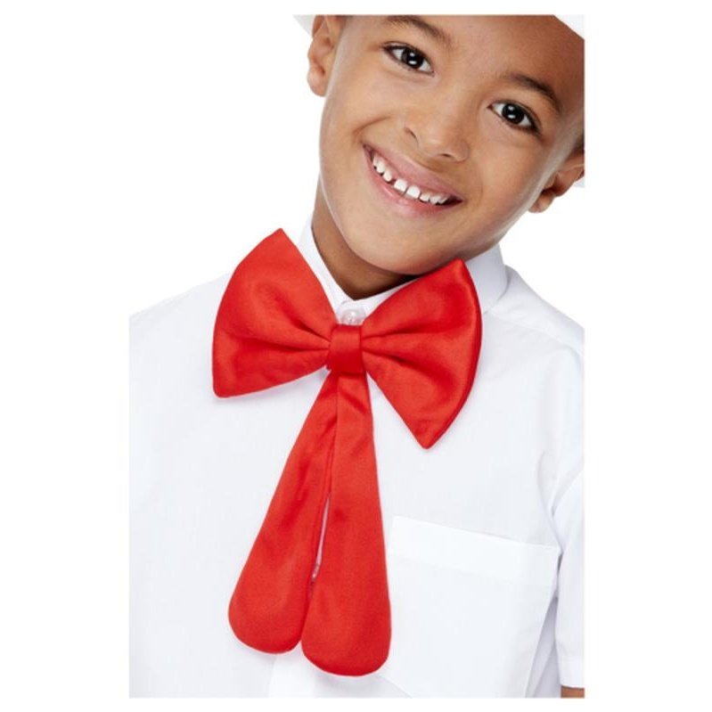 Kids Bow Tie, Red - Jokers Costume Mega Store