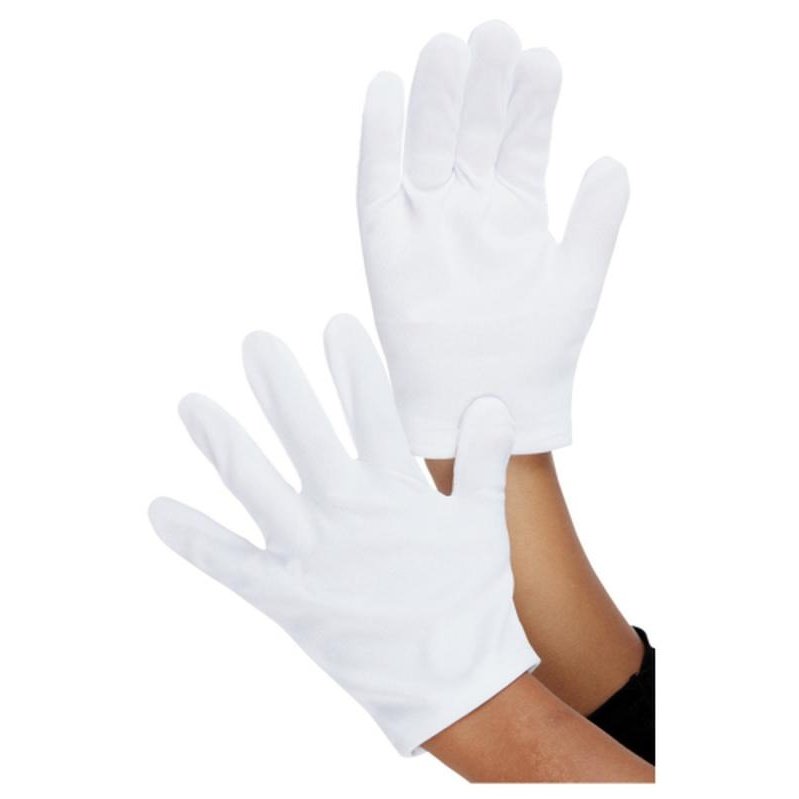 Kids Gloves, White - Jokers Costume Mega Store