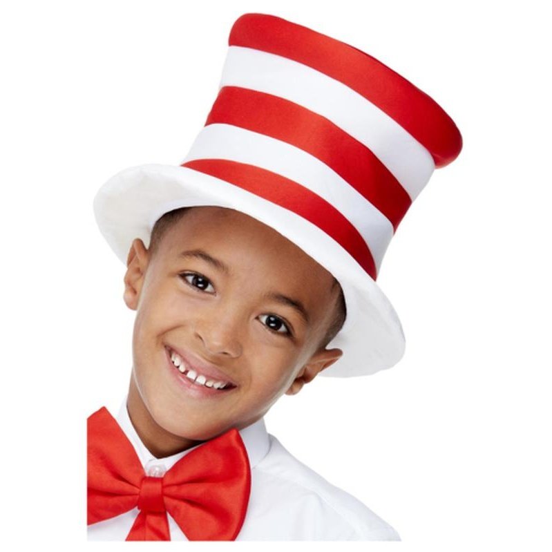 Kids Stripy Hat, Red & White - Jokers Costume Mega Store