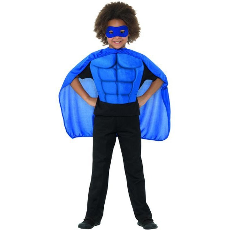 Kids Superhero Kit, Blue - Jokers Costume Mega Store