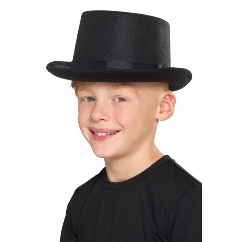 Kids Top Hat, Black - Jokers Costume Mega Store