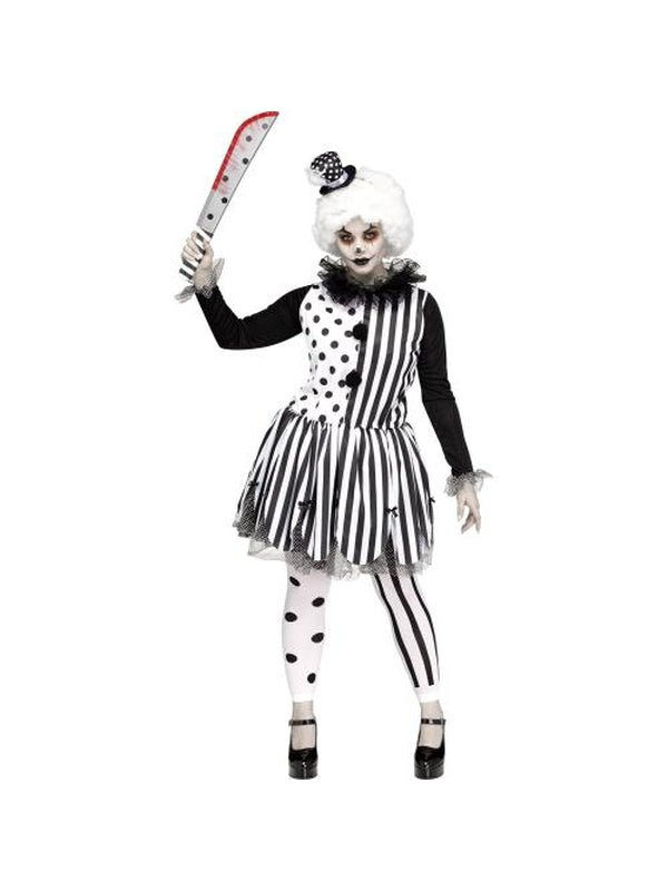 Killer Clown Adult Costume Plus Size - Jokers Costume Mega Store