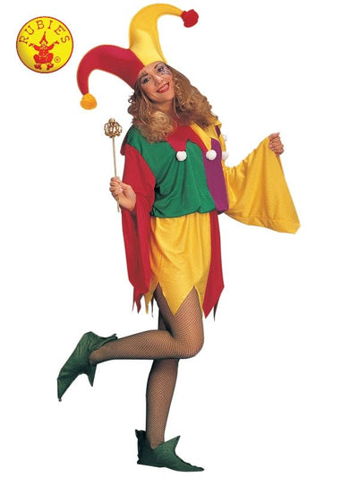 Kings Jester Costume Size Std - Jokers Costume Mega Store