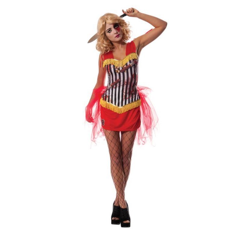 Knife Throwers Assistant Costume Size S - Jokers Costume Mega Store