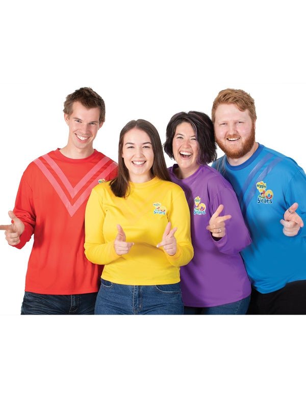 Lachy Wiggle Deluxe 30 Th Anniversary Costume Top, Adult - Jokers Costume Mega Store