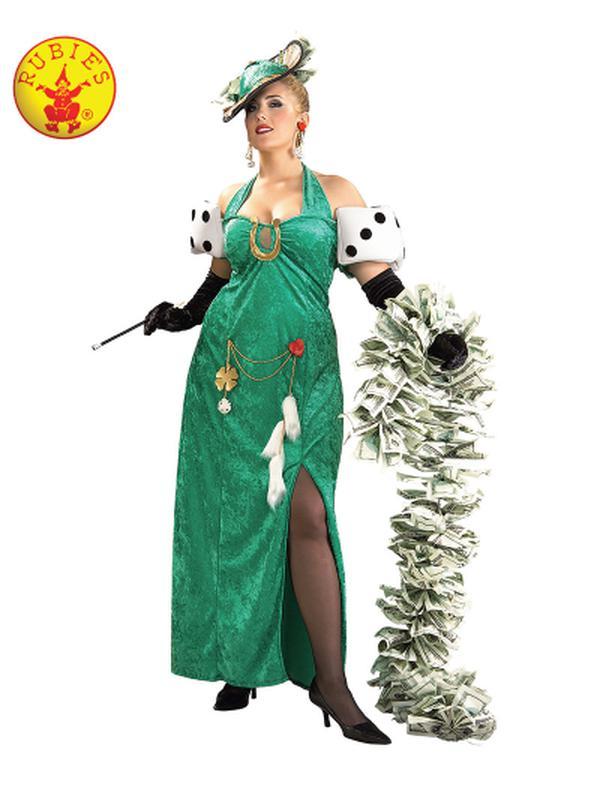 Lady Luck Costume Size Plus - Jokers Costume Mega Store