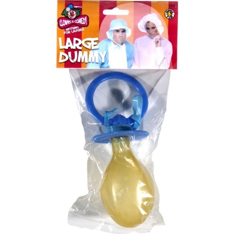 Large Dummy, Soother, Assorted Pink or Baby Blue - Jokers Costume Mega Store