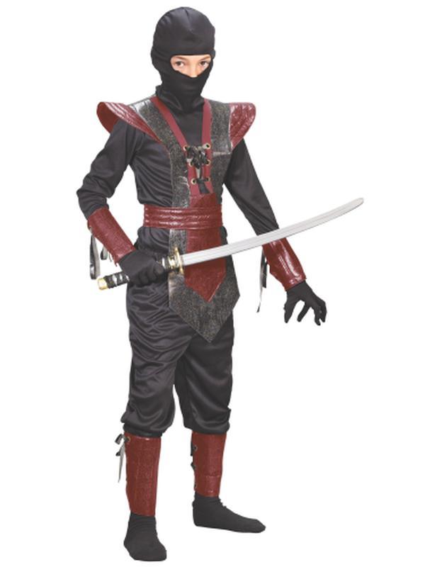 Leather Ninja Red Child Costume - Jokers Costume Mega Store