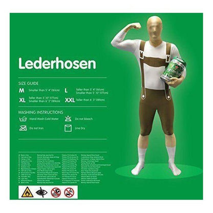 Lederhosen Morphsuit Adult Costume - Jokers Costume Mega Store