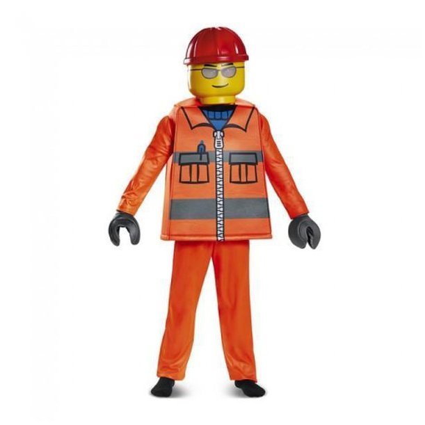 Lego Construction Worker Child Deluxe Costume - Jokers Costume Mega Store