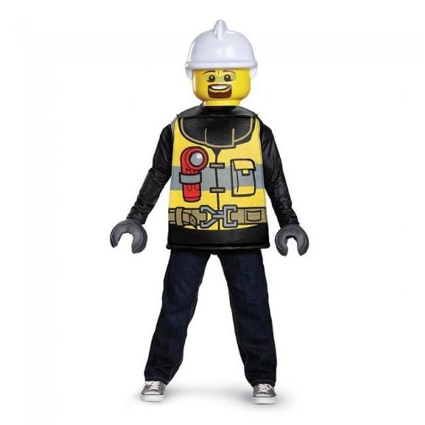 Lego Firefighter Classic Costume - Jokers Costume Mega Store