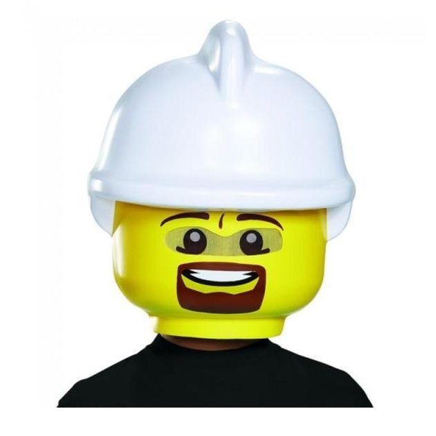 Lego Firefighter Mask - Jokers Costume Mega Store