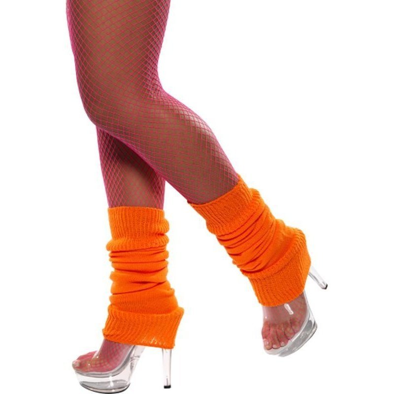 Legwarmers - Orange Neon - Jokers Costume Mega Store