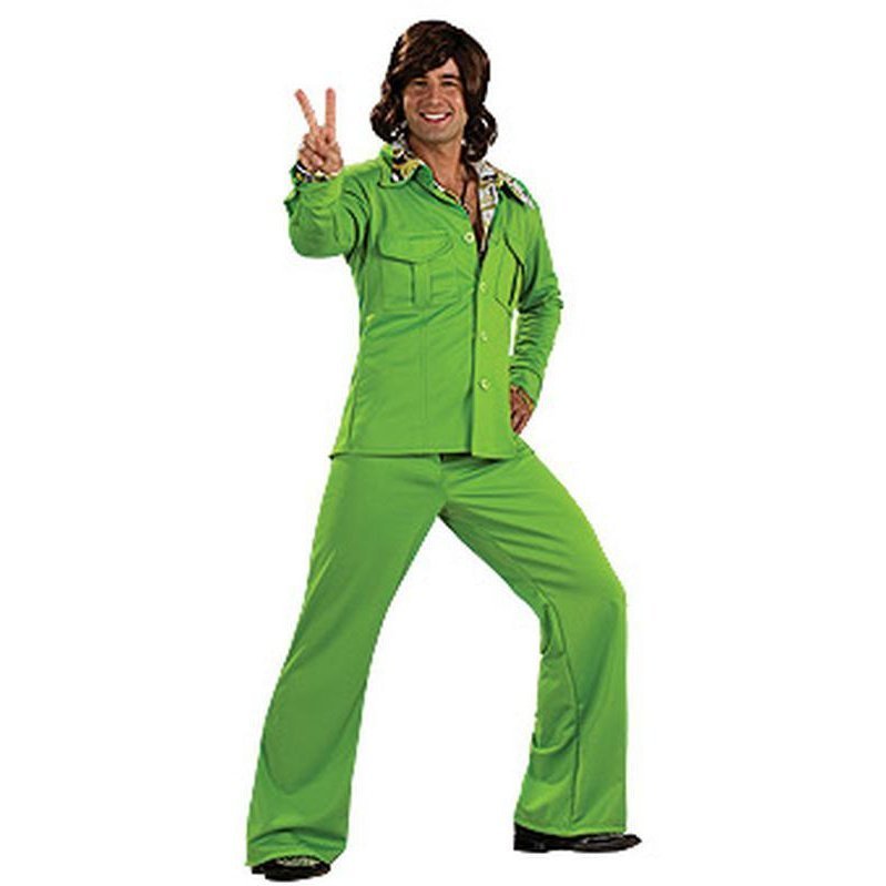 Leisure Suit Green Size Std - Jokers Costume Mega Store