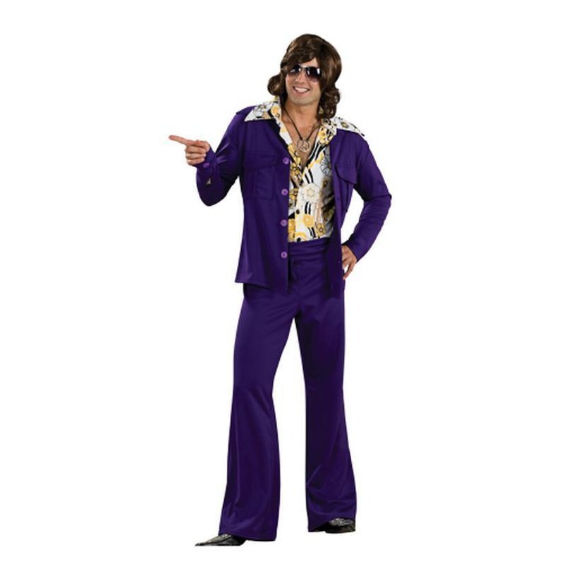 Leisure Suit Purple Size Std - Jokers Costume Mega Store