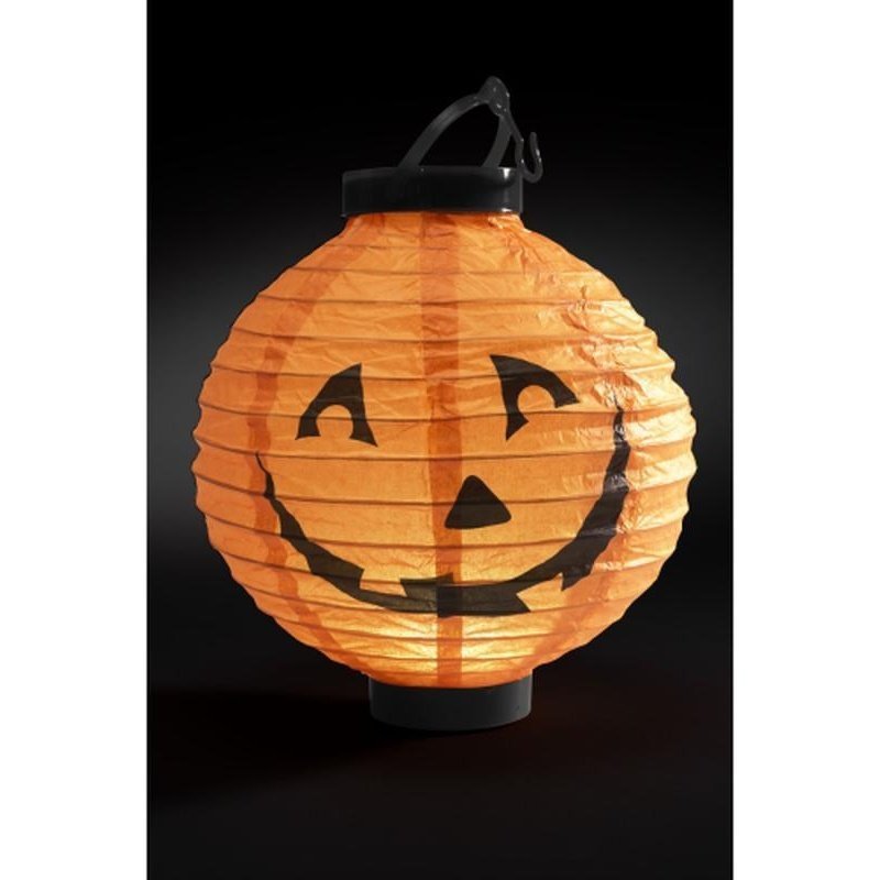Light Up Led Paper Pumpkin Lantern - Jokers Costume Mega Store