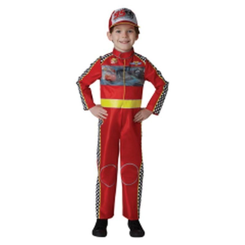 Lightning Mcqueen Deluxe Costume Size 4 6 - Jokers Costume Mega Store