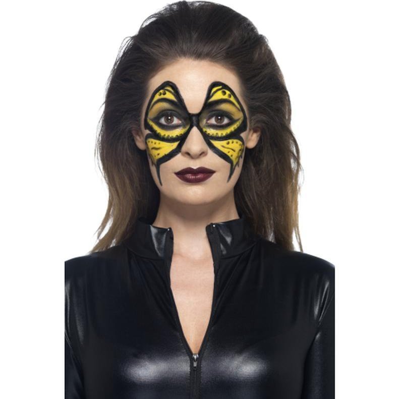 Liquid Latex Pot & Sponge Applicator, Yellow - Jokers Costume Mega Store