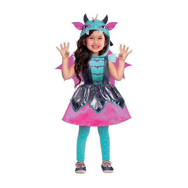 Little Mystic Dragon Girls Costume - Jokers Costume Mega Store