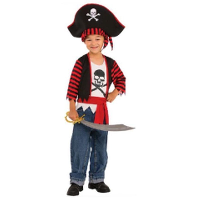 Little Pirate Costume Size S - Jokers Costume Mega Store