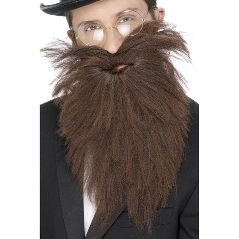 Long Beard & Tash - Brown - Jokers Costume Mega Store