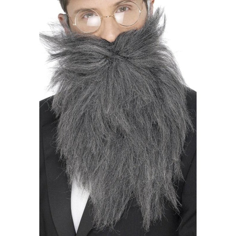 Long Beard & Tash - Grey - Jokers Costume Mega Store