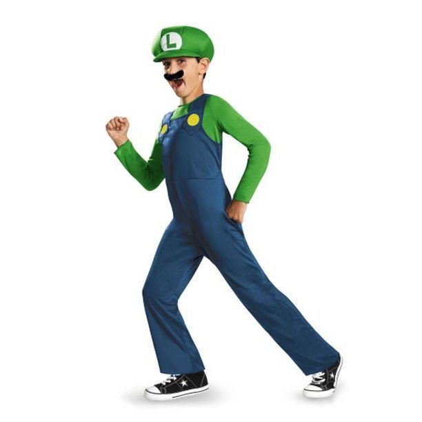 Luigi Classic Costume Child - Jokers Costume Mega Store