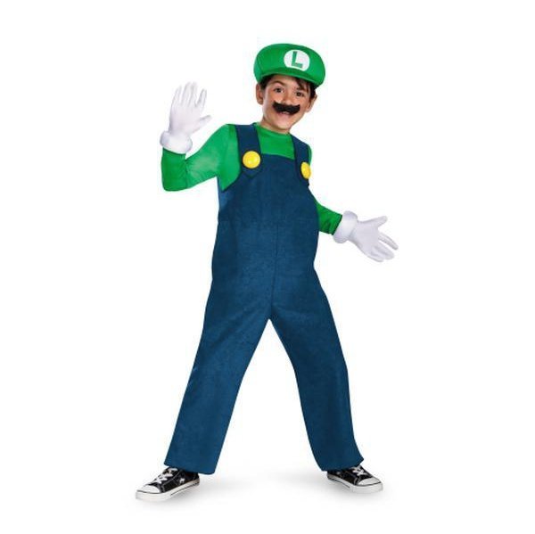 Luigi Deluxe Child Costume - Jokers Costume Mega Store
