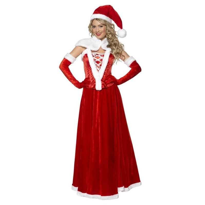 Luxury Miss Santa Costume - Jokers Costume Mega Store