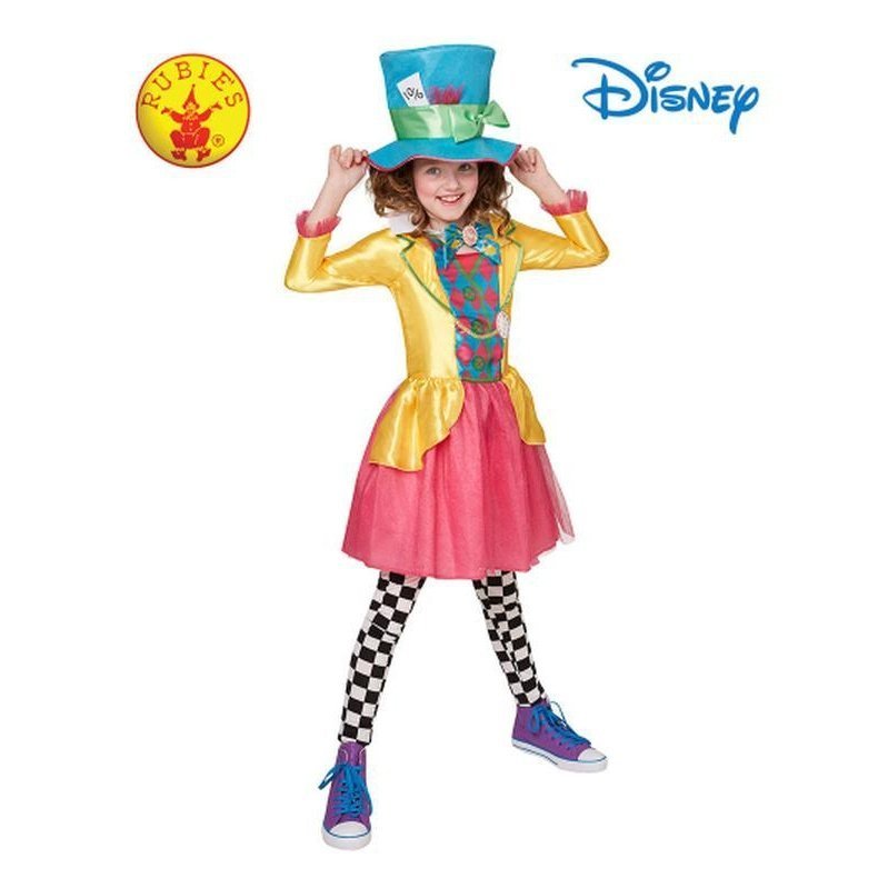 Mad Hatter Girls Deluxe Costume Size 11 12 - Jokers Costume Mega Store