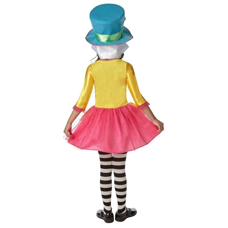 Mad Hatter Girls Deluxe Costume Size 3 5 - Jokers Costume Mega Store